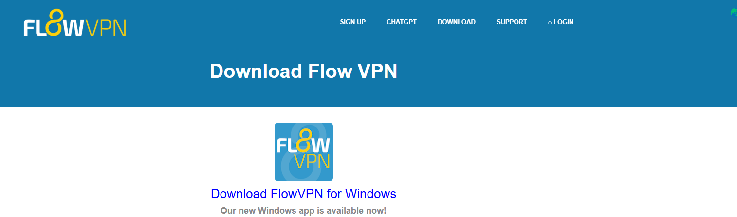 FlowVPN Sign-Up Step 1